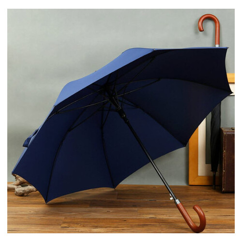 Стильна велика парасолька тростина з гаком (ЗН-027) фото №4