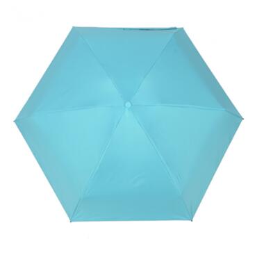 Міні-парасолька UMBRELLA  в чохлі-капсулі блакитна - 93371587815 фото №2