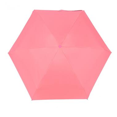 Міні-парасолька UMBRELLA  в чохлі-капсулі рожева - 93371587819 фото №3