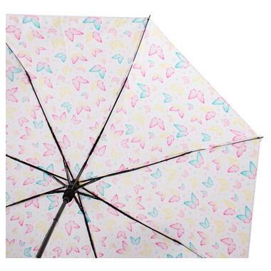 Складна парасолька Happy Rain Зонт жіночий напівавтомат HAPPY RAIN (ХЕППІ РЕЙН) U42304-2 фото №3