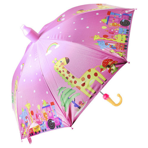 Дитяча парасолька-тростина Lesko QY2011301 напівавтомат Giraffe фото №1