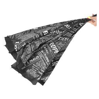 Розумна парасолька навпаки Lesko Up-Brella Газета Чорна зворотного додавання ручка Hands Free жіночий фото №3