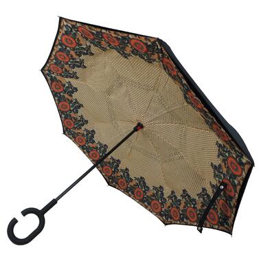 Двошаровий механічний парасольку-тростину зворотного складання Ferretti фото №1