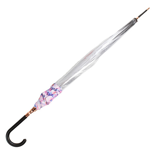 Парасолька-тростина жіноча механічна Fulton FULL866-Digital-blossom фото №5