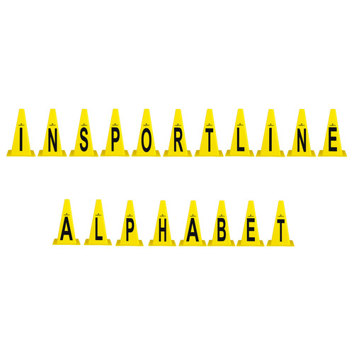 Пластикові конуси для тренувань inSPORTline Alphabet 23cm (13206) фото №4