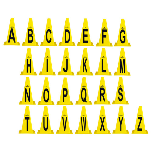Пластикові конуси для тренувань inSPORTline Alphabet 23cm (13206) фото №1