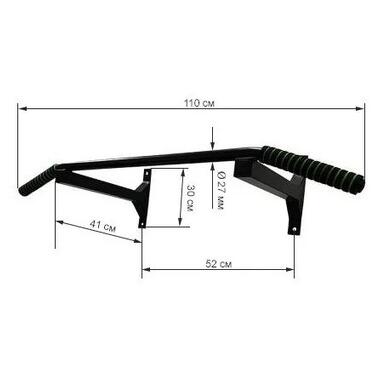 Турник настенный Wide черный NE-TR-15B  фото №2