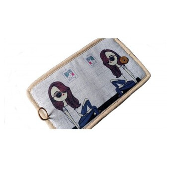 Жіночий текстильний гаманець Джинсовий настрій (TB-7835) фото №4