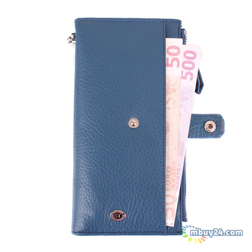 Гаманець жіночий ST Leather Accessories NST420-light-blue фото №9