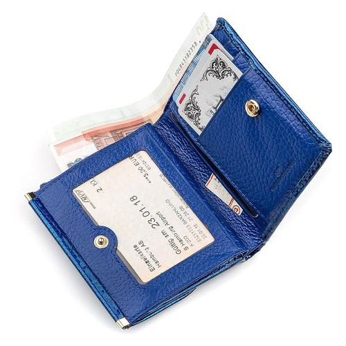Женский кошелек ST Leather Accessories 18356 S Синій фото №3