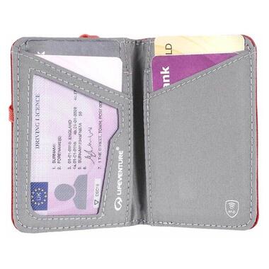 Гаманець Lifeventure Recycled RFID Card Wallet raspberry (68257) фото №4