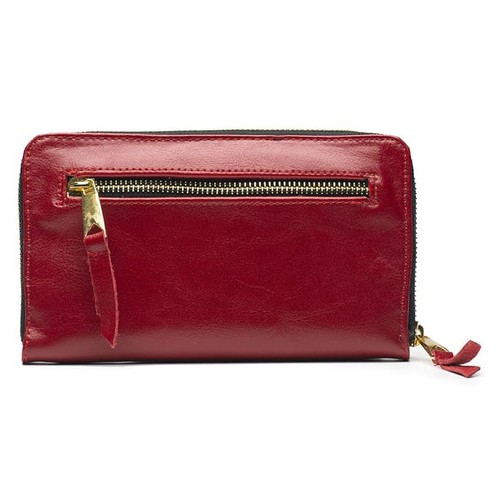 Шкіряний жіночий гаманець Felice P01 Red фото №3