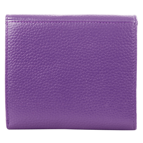 Шкіряний гаманець жіночий Smith & Canova FUL-28611-purple фото №3