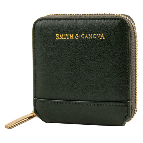 Шкіряний гаманець жіночий Smithcanova FUL-26812-DRGREEN фото №6