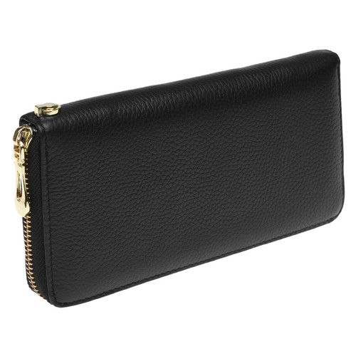 Жіночий шкіряний гаманець Keizer K12707-black фото №3