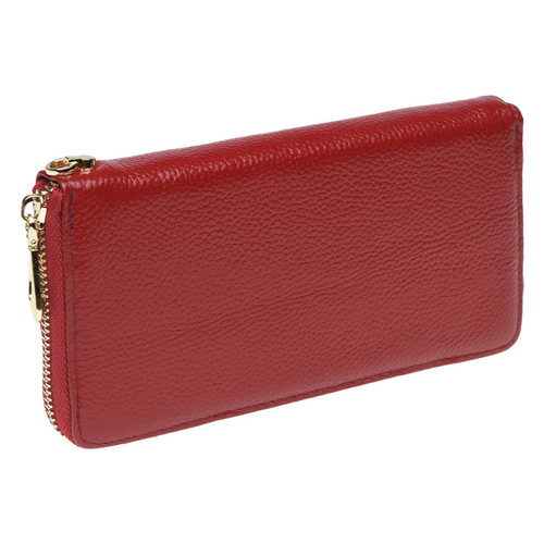 Шкіряний жіночий гаманець Keizer K12707-red фото №2