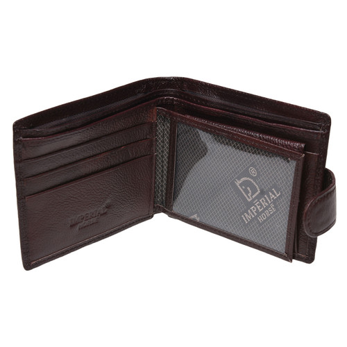 Чоловічий шкіряний гаманець Horse Imperial K1023-brown фото №4