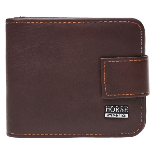 Чоловічий шкіряний гаманець Horse Imperial K1029h-brown фото №2