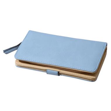 Жіночий клатч гаманець Primolux Lady Wallet портмоне - Blue Leaf фото №2