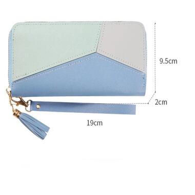 Жіночий клатч гаманець Primolux Lady Wallet портмоне - Sky Blue фото №7