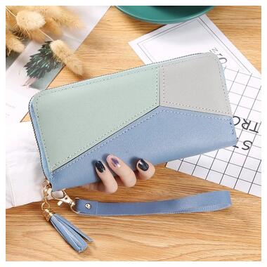 Жіночий клатч гаманець Primolux Lady Wallet портмоне - Sky Blue фото №3