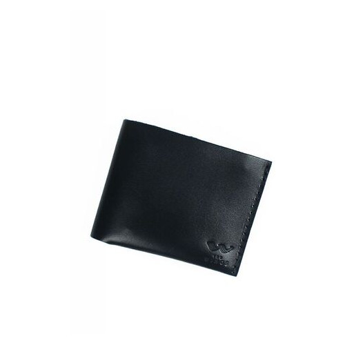 Шкіряний гаманець Mini із монетницею чорний The Wings (TW-CW-Mini-black-ksr) фото №1