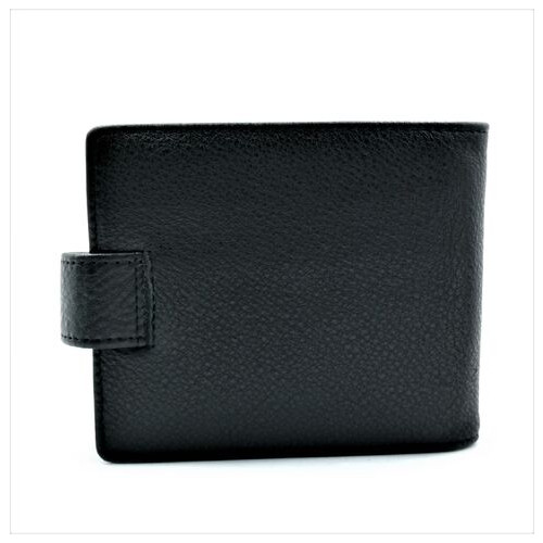 Чоловічий шкіряний гаманець Weatro 11 х 10 х 2,5 см Чорний wtro-408 фото №5