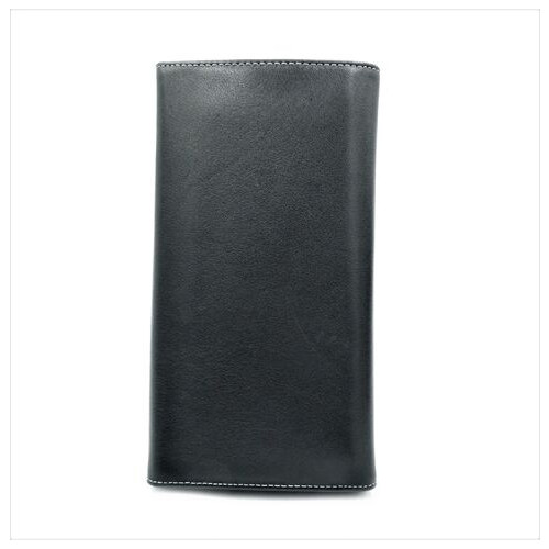 Чоловічий шкіряний клатч-гаманець Weatro 19 х 10,5 х 2,5 см Чорний wtro-165-5-40 фото №8