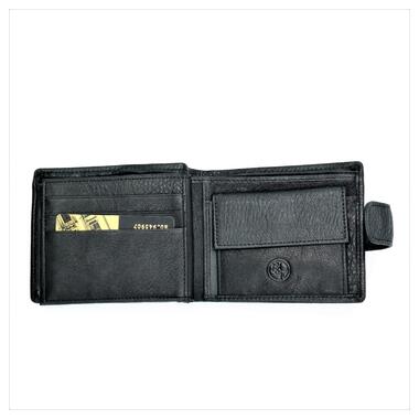 Чоловічий шкіряний гаманець Weatro 13 х 10,5 х 3,5 см Чорний wtro-nw-105-3-015 фото №5
