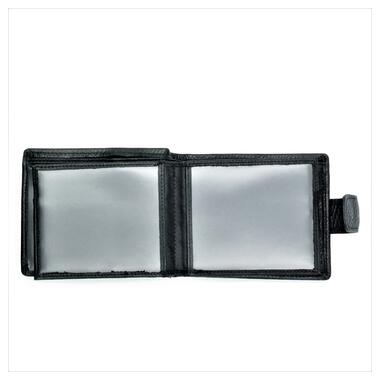 Чоловічий шкіряний гаманець Weatro 13 х 10,5 х 3,5 см Чорний wtro-nw-105-3-015 фото №4