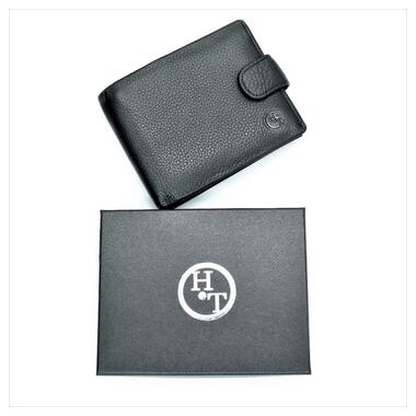 Чоловічий шкіряний гаманець Weatro 13 х 10,5 х 3,5 см Чорний wtro-nw-105-3-015 фото №8
