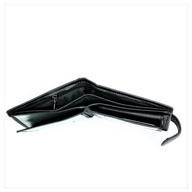 Чоловічий шкіряний гаманець Weatro 13 х 10,5 х 3,5 см Чорний wtro-nw-105-3-015 фото №7