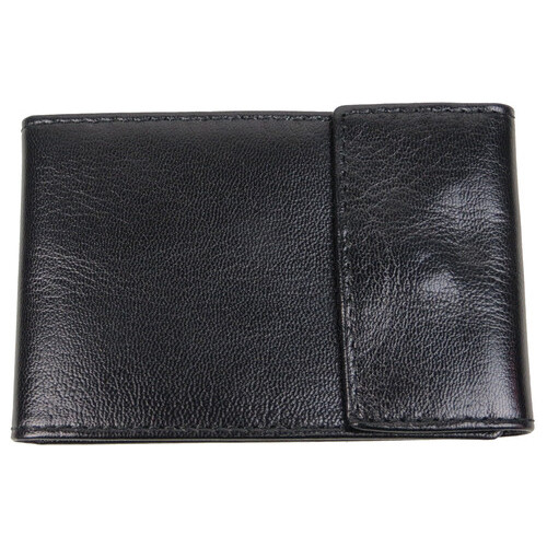 Шкіряний чоловічий портмоне зі знімним картхолдером Giorgio Ferretti чорний фото №6