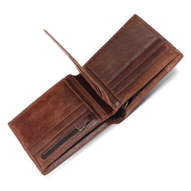 Чоловічий гаманець портмоне Primo PJ002 - Brown фото №1