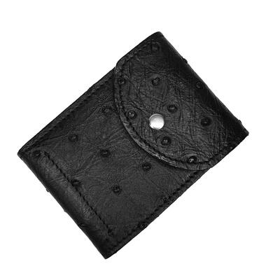 Чоловіче шкіряне портмоне Eterno AN-K180-black-strays фото №1