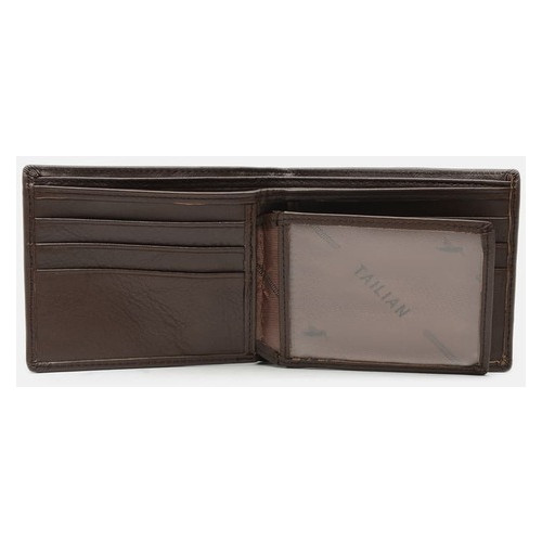 Чоловічий шкіряний гаманець Tailian V1T123-H33-BE-puce фото №4