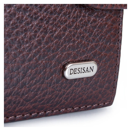 Чоловічий шкіряний гаманець Desisan SHI080-019 фото №4