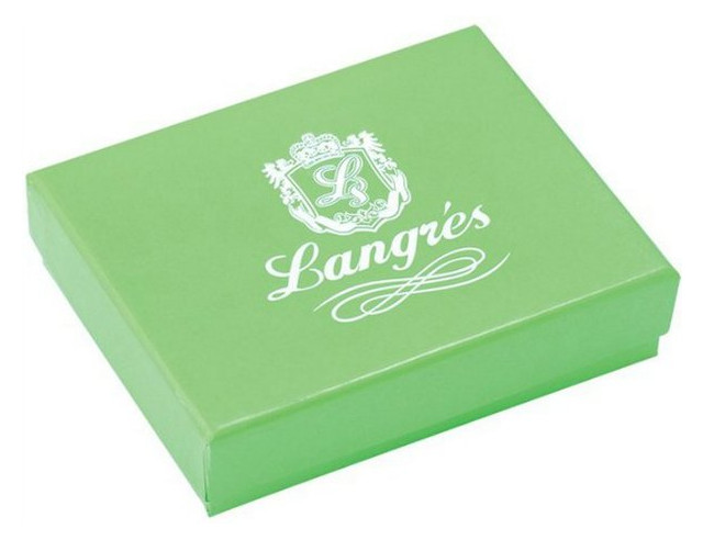 Футляр для пластикових карток Langres Stria 10х7х2.8см, м'ятний LS.820301-33 фото №4