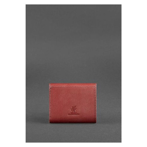 Шкіряний гаманець жіночий 2.1 бордовий Krast Blank Note BN-W-2-1-vin фото №4