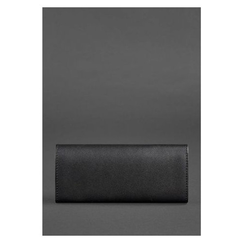 Шкіряний жіночий гаманець Керрі 1.0 чорний Krast Blank Note BN-W-1-g фото №4