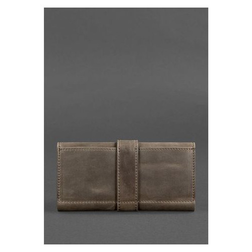 Шкіряне жіноче портмоне 3.0 темно-коричневе Blank Note BN-PM-3-o фото №4