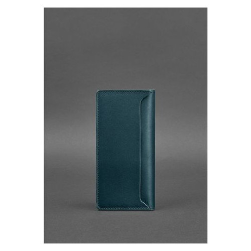 Шкіряний портмоне-купюрник 11.0 зелений Blank Note BN-PM-11-malachite фото №4