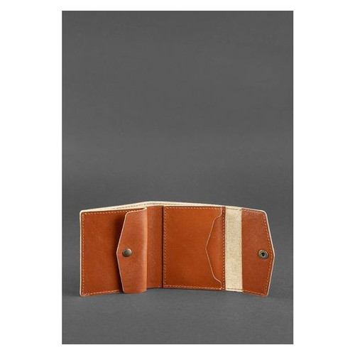 Шкіряний гаманець 2.1 світло-коричневий Blank Note BN-W-2-1-k фото №3