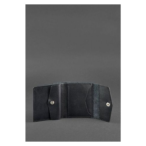 Шкіряний гаманець 2.1 чорний BN-W-2-1-g фото №3