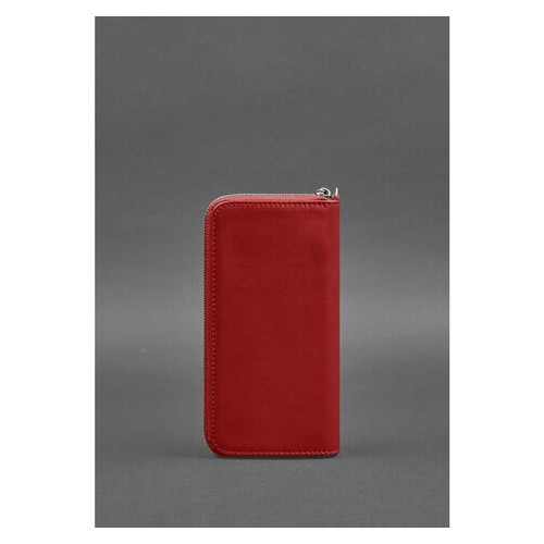 Шкіряне портмоне на блискавці 6.1 червоне BlankNote (BN-PM-6-1-red) фото №4
