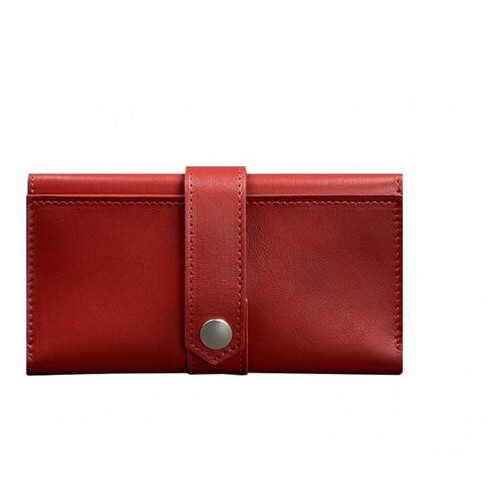 Шкіряне жіноче портмоне 3.0 червоне Krast BlankNote (BN-PM-3-red) фото №6