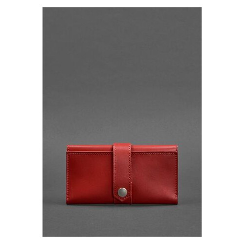 Шкіряне жіноче портмоне 3.0 червоне Krast BlankNote (BN-PM-3-red) фото №1