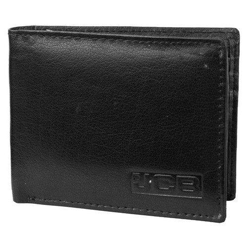 Набір чоловічий шкіряний гаманець та брелок JCB FULJCBGS01-BLK фото №2