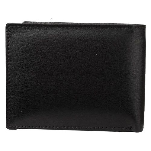 Набір чоловічий шкіряний гаманець та брелок JCB FULJCBGS01-BLK фото №5