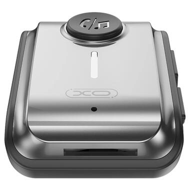 Bluetooth-трансмиттер XO BCC15 Bluetooth 5.3 AUX 3,5 мм/Type-C/TF, серый (BCC15.tarnish) фото №3
